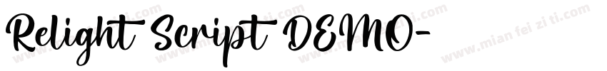 Relight Script DEMO字体转换